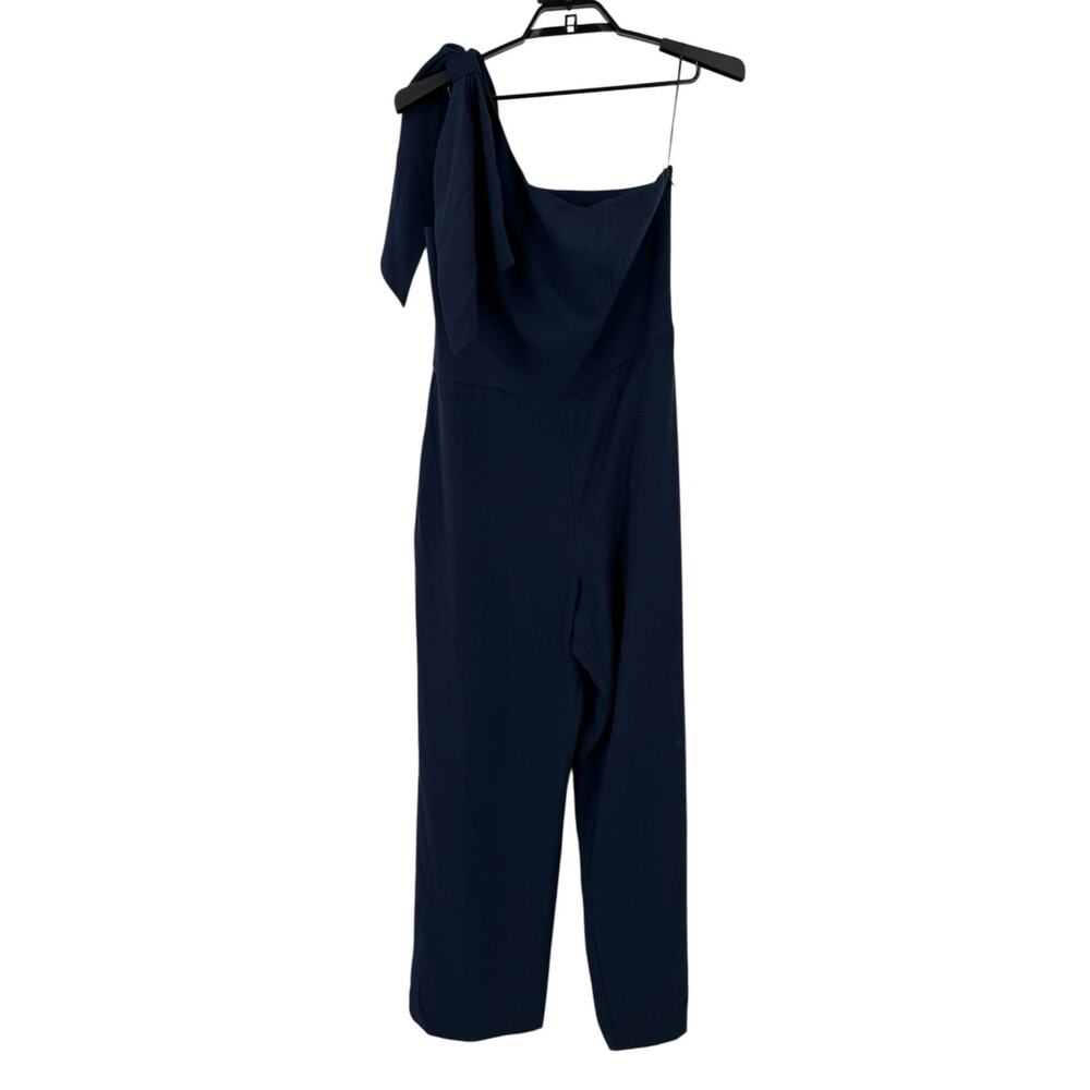 Dress the Population Jumpsuit Tiffany One shoulder blue size X-Large XL